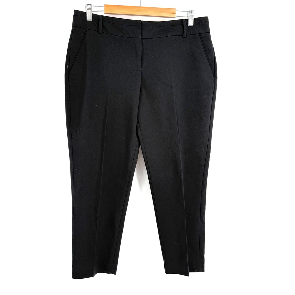 Apt 9 Womens Black Tapered Leg Dress Pants Career Workwear‎ Sz 12